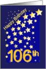 Happy Birthday Stars, 106 card