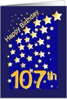 Happy Birthday Stars, 107 card