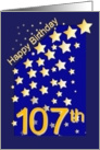 Happy Birthday Stars, 107 card