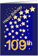 Happy Birthday Stars, 109 card