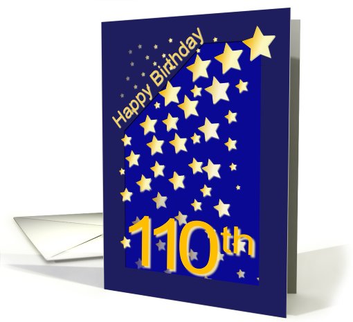 Happy Birthday Stars, 110 card (426950)