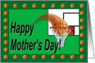 Basketball Mother’s Day, Green 2 card