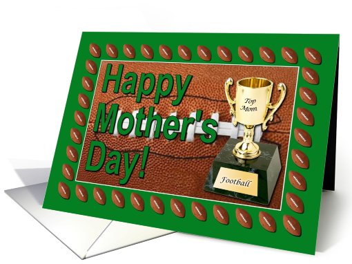 Football Mother's Day card (428691)