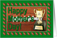 Football Mother’s Day card