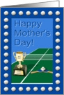 Table Tennis Mother’s Day, Blue card