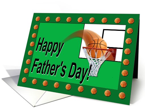 Basketball Father's Day, Green card (429065)
