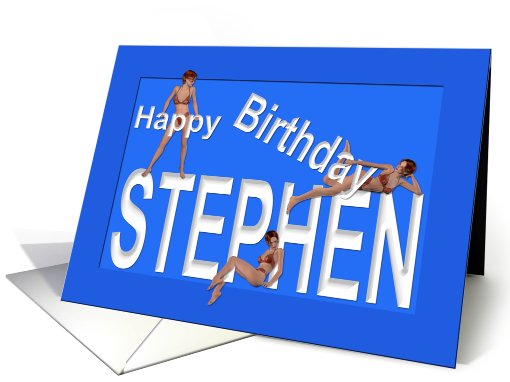 Stephen's Birthday Pin-Up Girls, Blue, Sexy, Adult,... (460969)