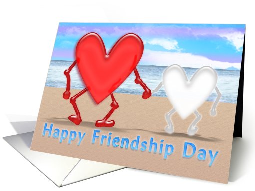 Happy Friendship Day Hearts card (465001)