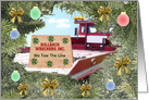 Rollback Wrecker Christmas, Industry Customizable Text card