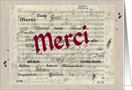 French Thank You Cards from Greeting Card Universe