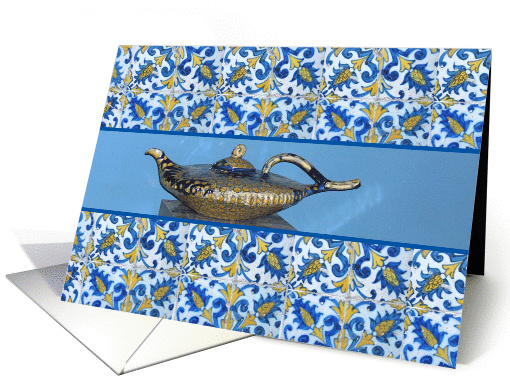 Teapot and Tiles card (359141)