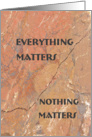 Everything and Nothing - Philosophy card