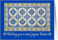Joyous Easter - Ceramic Tiles card