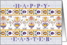 Easter Wishes on Dutch Tiles card