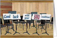 Band Audition Good Luck card