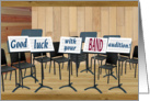 Band Audition Good Luck card