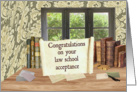 Congratulations on Law School Acceptance card