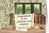 Congratulations on Architecture School Acceptance card