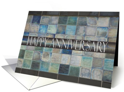 Happy Anniversary with Mosaic Tiles card (459057)