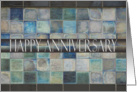 Happy Anniversary with Mosaic Tiles card