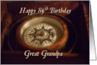 Happy 85th Birthday Great Grandpa card