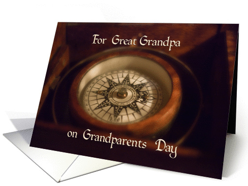 Happy Grandparents Day to Great-Grandpa card (475308)