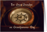 Happy Grandparents Day to Great-Grandpa card