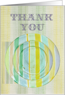 Thank You for Dinner card