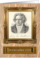 Beethoven Portrait card
