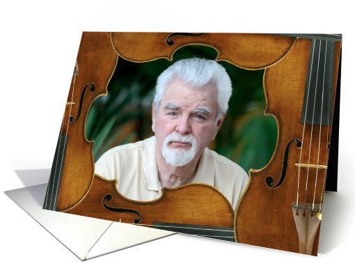 Photo Card, Violin Frame card (568454)