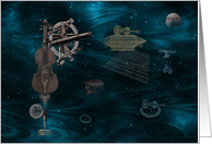 Violins in Orbit, Man in Moon is Beethoven card