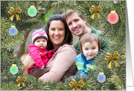Christmas Wreath Photo Card