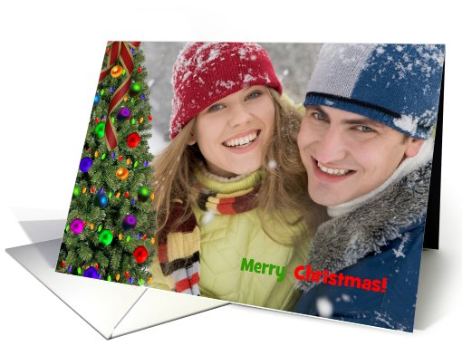 Christmas Tree Photo card (856580)