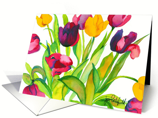 Tulips card (332645)