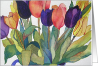 Spring Tulips card