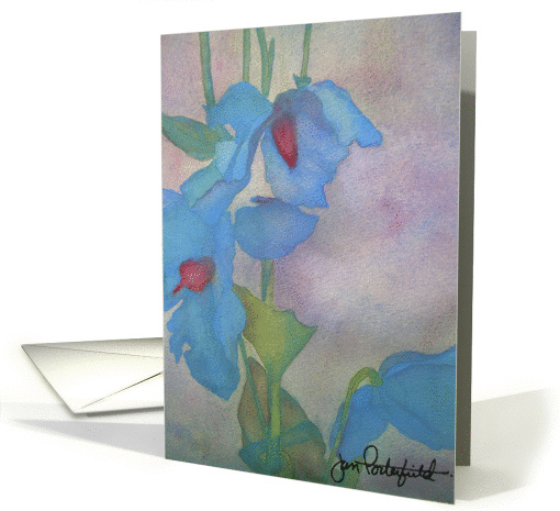 Valentine Poppy card (334206)