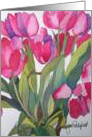Pink Easter Tulips card