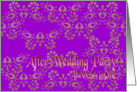 violet after wedding party invitation no.02 card