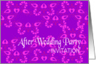 violet after wedding party invitation no.03 card