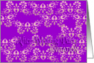violet after wedding party invitation no.08 card
