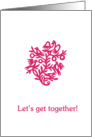 let’s get together card