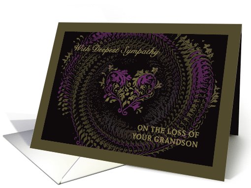 loss of your grandson card (460496)