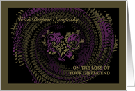 loss of your girlfriend card