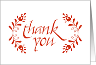 thank you card