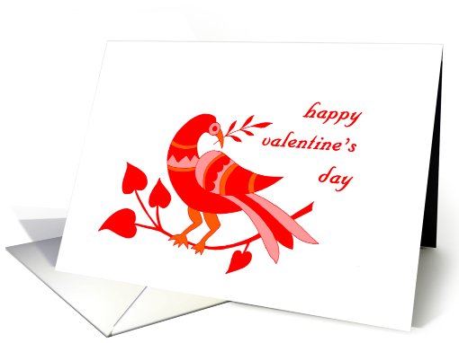 valentine bird card (530138)