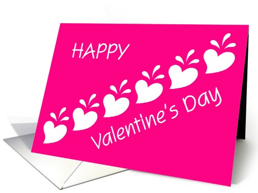 valentine's hearts card (530147)