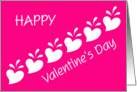 valentine’s hearts card