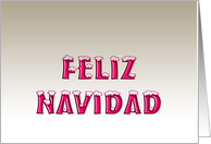 spanish snowy christmas card