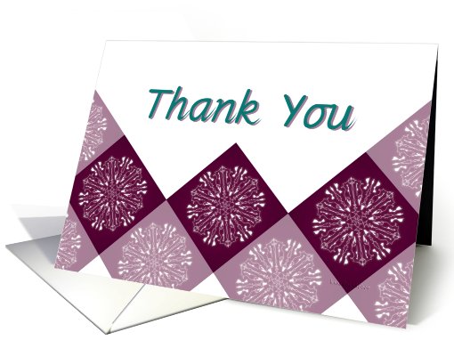 business ornamental general thank you card (540807)