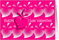 italian hearts for valentine card